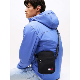 Resim Tommy Hilfiger Erkek Siyah Omuz Çantası (AM0AM13710-BDS) 