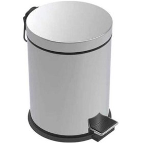 Resim Duxxa Pedallı Çöp Kovası 5 Litre 430 Kalite Çelik 