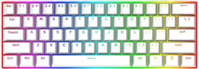 Resim Redragon K630W-Rgb Dragonborn Blue Switch%60 Tr Q Beyaz Mekanik Kablolu Gaming (Oyuncu) Klavye 