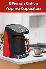 Resim GoldMaster Royal Parlak Kırmızı 17 Parça Avantajlı Elektronik Evlilik Paketi Elektrikli Mutfak Çeyiz Seti 