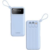 Resim Sunix 10.000 Mah Dijital Göstergeli Kendinden Kablolu Powerbank 