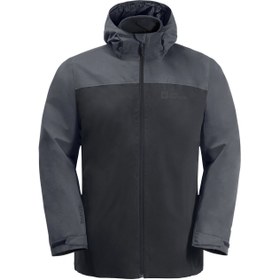 Resim Jack Wolfskin Taubenberg 3in1 Erkek Gri Outdoor Ceketi 