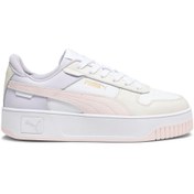 Resim Puma Carina Kadın Günlük Spor Yürüyüş Ayakkabısı Sneaker Beyaz 