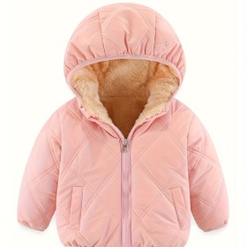Resim ArkadaşMily Kalın Peluş Kış Kapüşonlu Ceket Çocuklar İçin - Rahat Polar Astarlı Uzun Kollu Ceket Cebi ile, Turuncu, Bebeklerden Okul Kızlarına Mükemmel, Sonbahar/Kış Günlük Giyim, Sevimli Kış Giysileri, Sonbahar Çocuk Giyimleri, Kapüşonlu Tasarım, Yumuşak Dokulu 