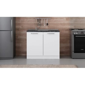 Resim Minar 100 cm Mutfak Dolabı Beyaz 100-B2-ALT Modül 