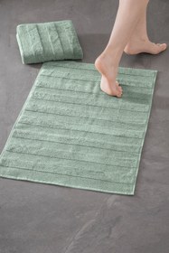 Resim Mons Bathmat 303 - 2 Adet 50x75 cm Premium Ayak Havlusu - Yeşil 