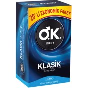 Resim Okey Okey Eko Paket Prezervatif Klasik 20'Li 