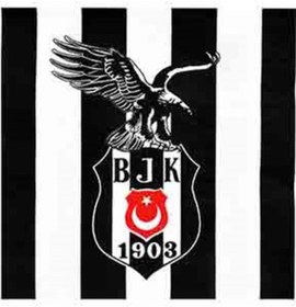 Resim Peçete Beşiktaş Orjinal Lisanslı 33 33 16ı Pk Çift Kat , Solmaz Sağlıklı Boyalı Peçete +3 