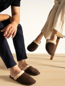 Resim Mode Cool Unisex Konforlu Pofuduk Ev & Bahçe Terliği – Sıcak Astarlı 