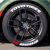 Resim bombtire 3d Lastik Yazısı 2.5 Cm Orijinal Ürün 4 Adet Beyaz 