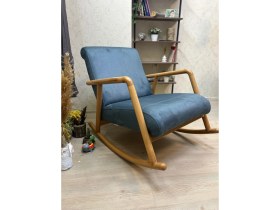 Resim Asedia Minito Naturel Mavi Sallanan Sandalye Dinlenme Koltuğu Anneler Günü Hediyesi 