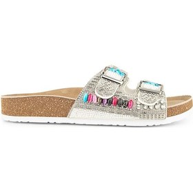 Resim Muya Paa Anatomik Taban Kadın Terlik Beyaz 