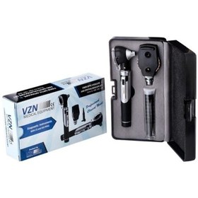 Resim -ces-e10 Fiber Optic Otoscope And Ophthalmoscope Set 