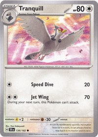 Resim Tranquill 134/162 - Temporal Forces - Pokemon Kartı Mint 