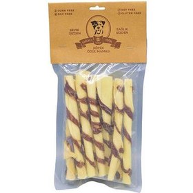 Resim Rakun Dana Etli Burgu Çubuk Köpek Ödülü 12 cm (10Lu Paket) 