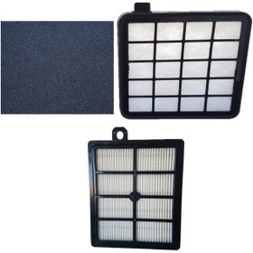 Resim Arnica Mila ET14441 ve ET14442 Elektrikli Süpürge Ön Filtre + Hepa13 Filtre Seti 