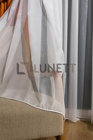 Resim Simli (Piriltili) Bambu Sık Pileli 1X3 Tül Perde Salon Balkon Mutfak Tülü, 320 x 270 
