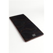 Resim Dark Trend Sleep Yıkanabilir Kılıf Orta Sert Sünger Yatak Pedi & Şiltesi Topper 5 Cm Turuncu Şeritli Siyah 