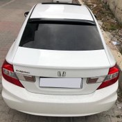 Resim Honda Civic Arka Cam Üstü Spoiler İnce Model 2012-2015 