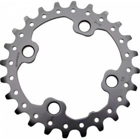 Resim SHIMANO Deore FC-M617 - 64MM Bcd 24T Aynakol Dişlisi Yaprak 