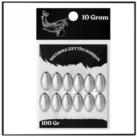 Resim 10 Gram - 100 Gr Paket Kıstırma Zeytin Kurşun - Olta Kurşunu - Sun.154 