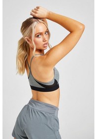 Resim Nike Dri Fit Indy V Neck Light Support Womens Bra Black Kadın Sporcu Sütyeni Gri Gri 