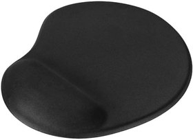 Resim Lunatic Oval Siyah Bilek Destekli Mouse Pad Ergonomik Kaymaz Taban Oyun ve Ofis için Fare Altlığı Suya Tere Dayanıklı Mouse Pad (1 ADET) 