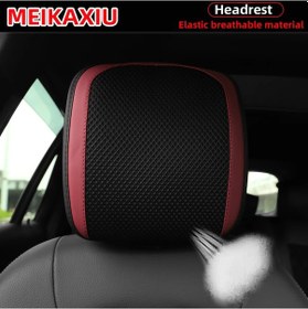 Resim Kadınlar İçin Rahat Kafa Dayanağı Kapağı Yastık Minder İçin 1 Veya 2 Adet Üç Wine Red 1pc 