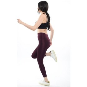 Resim Toparlayıcı Parlak Disko Tayt MÜRDÜM 