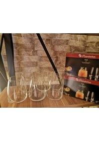 Resim 420742 12'li Live Beautıful Pinot 390 Cc Su Meşrubat Ve Latte Bardağı Şeffaf 