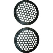Resim 16CM Midrange ve Hoparlör Koruma Kapağı Siyah Plastik 1takım (2ADET) 