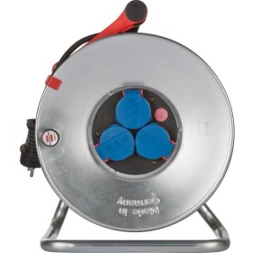 Resim Brennenstuhl Brobusta IP44 Eksport Profosyonel Makaralı Kablo 50 Metre 