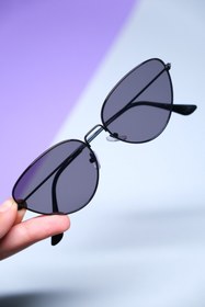 Resim Bestenur Minimal Retro Gözlük - Siyah 