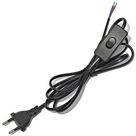 Resim Örgün Fişli Arapuarlı Hazır Kablo 2 Metre Siyah 