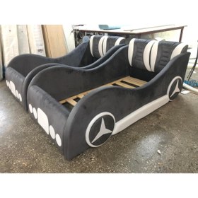 Resim Puf Bebe Montessori Serisi_yumuşacık Puf_çocuk_bebek_arabalı Yatak 90x190 Ölçüde (yatak Dahildir 