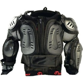 Resim Motoanl Motosiklet Çocuk Body Armor Full Koruma Giysi S Beden 4 Mevsim Kullanıma Uygun Koruyucu 