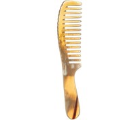 Resim Sorendy Sığır Boynuzu Doğal Kemik Tarak Seyrek Dişli Saç Tarağı Hakiki El Yapımı Hediyelik Kt-104 - 20 Cm 