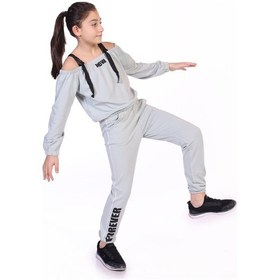Resim Toontoy Kids Toontoy Kız Çocuk Now Baskılı Eşofman Takım Yeşil 