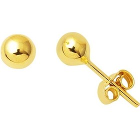 Resim Bilezikci 14 Ayar Altın Top Küpe 5 mm. KPDLY14K28468 