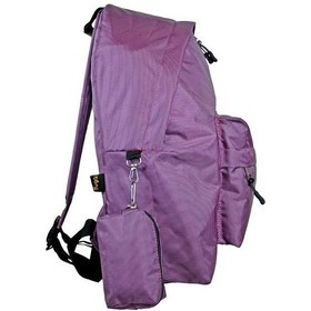 Resim Yuga Kanvas Sırt Çantası Mor Çizgili 