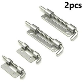 Resim Novahub Gümüş Mandal Pimi Yaylı Mandal Pimi Geniş Uygulama L Right Gümüş 