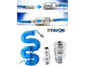 Resim Proxtech Profesyonel Yüksek Kalite Kompresör Spiral Hava Hortumu 8 mm 15 mt Hava Jakı Kompresör Recor Seti 
