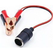 Resim Jialan Araç Akü Terminali Klipsli Çakmak Güç Soketi Adaptörü 12v 