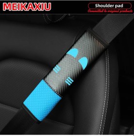 Resim Yeni Bir Tür Sevimli Küçük Canavar Araba Omuz Koruması, Emniyet Kemeri Ve Blue 1pc Blue 1pc 