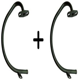 Resim 100kh Uyumlu Katalizör Borusu Demir 2 Adet Siyah 