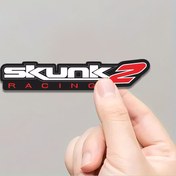 Resim SKUNK2 Dekal Sticker, Öz-Yapışkan Vinil, Seramik ve Ahşap Yüzey Uyumlu, Yeniden Kullanılabilir, Yarı-Mat Yüzey, Kamyon, JDM, Süspansiyon, Yarış Arabası, EVO, STI, for Honda için, Ön Konum, Düzensiz Şekil 
