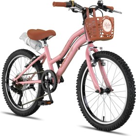 Resim Trendbisiklet Retro 20 Jant Vitesli Çocuk Bisikleti, 6-9 Yaş (115-135 Cm) Unisex 