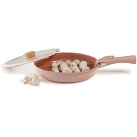 Resim Neoflam Midas 6 Parça Pembe Tencere ve Tava Seti D-NEOMDS6I-03 