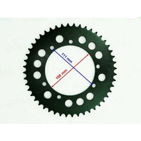 Resim Genel Markalar Cross Kuba Black Cat Uyumlu Arka Dişli 428-48t Iç 106 Mm 6 Delikli 