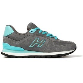 Resim Hammer Jack Peru Hakiki Deri Gri - Mavi Kadın Spor Ayakkabı 102 1 - 546957168 